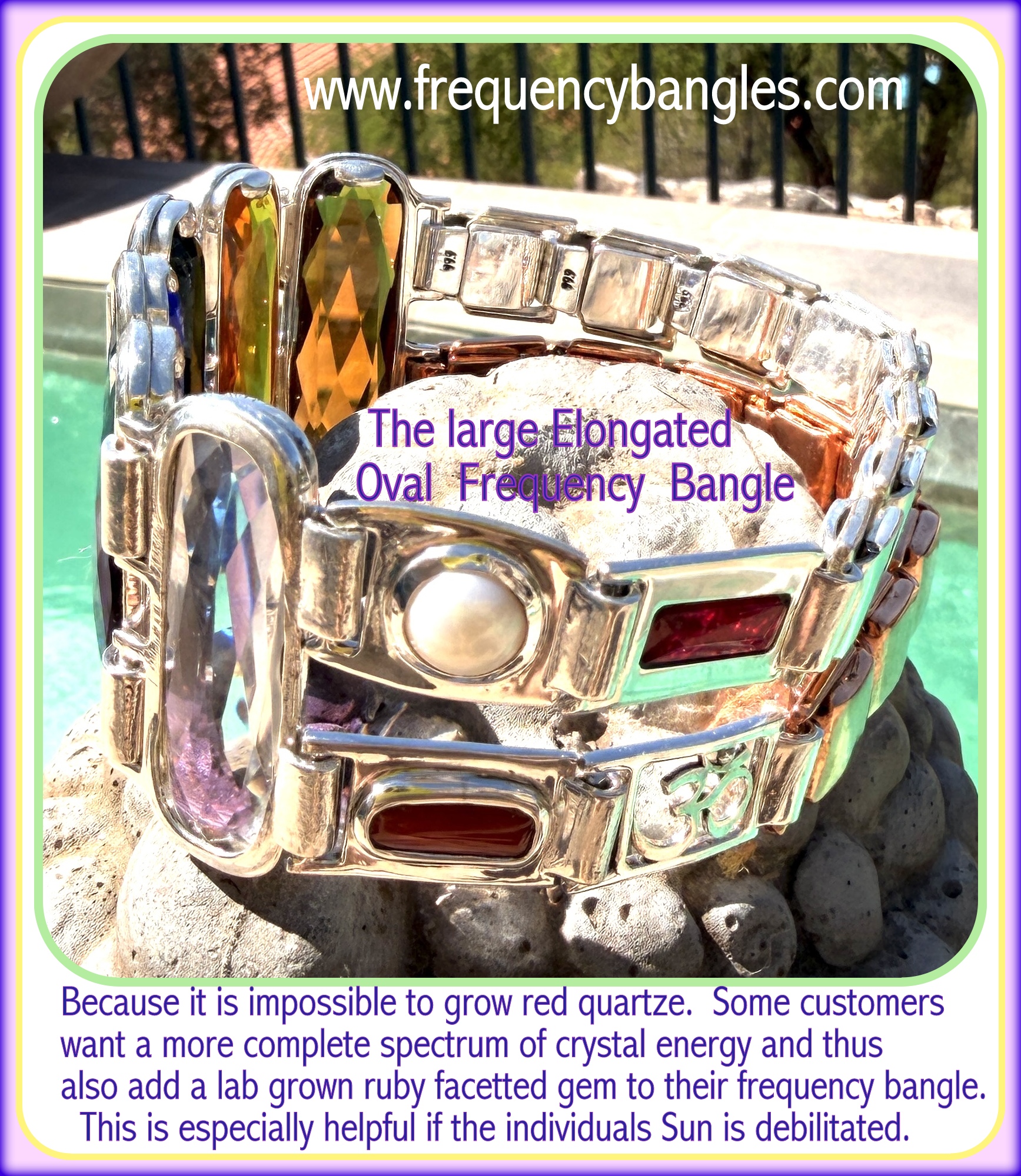 frequency bangle in the sunlight